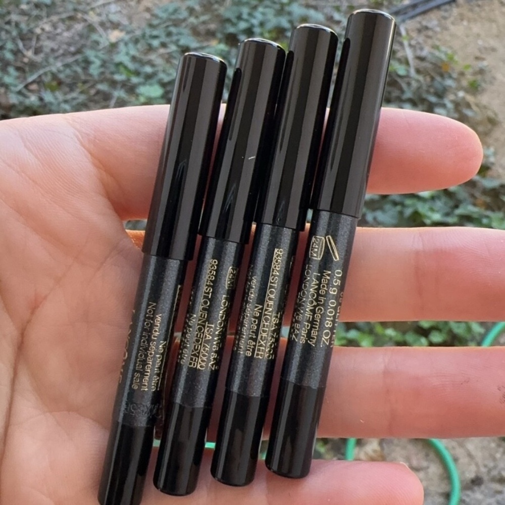 4x Lancome Drama Liqui-Pencil Eyeliner 08 Glitter 0.5g/each Travel Size